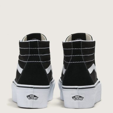 ZAPATILLAS UNISEX VANS URBANAS NEGRO UA SK8-HI TAPERED STACKFORM - 4