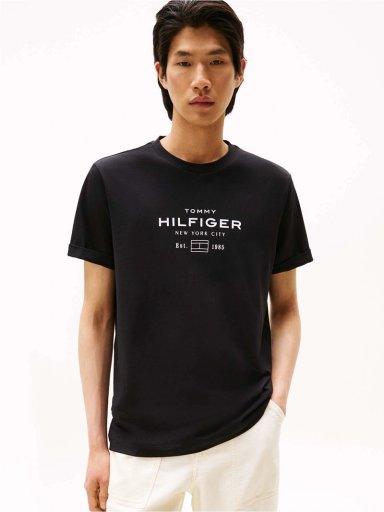 POLERA HOMBRE TOMMY HILFIGER ALGODÓN MANGA CORTA - 1