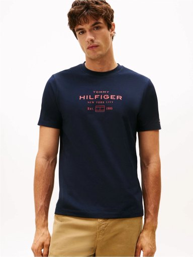 POLERA HOMBRE TOMMY HILFIGER ALGODÓN MANGA CORTA - 1