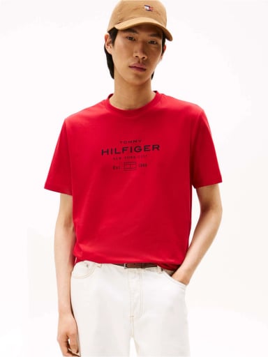 POLERA HOMBRE TOMMY HILFIGER ALGODÓN MANGA CORTA - 1
