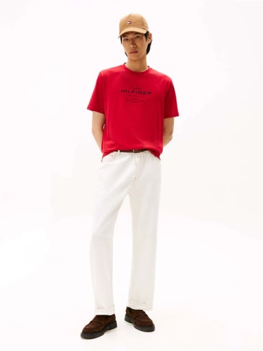 POLERA HOMBRE TOMMY HILFIGER ALGODÓN MANGA CORTA - 3