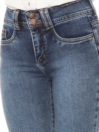 JEANS MUJER WADOS ALGODÓN FLARE TIRO ALTO - 5