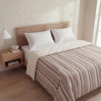 PLUMÓN RIPLEY HOME MICROSHERPA 2 PLAZAS LÍNEAS  - 1