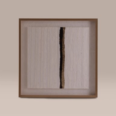 CUADRO RIPLEY HOME LÍNEA CENTRAL 60X60 CM NEGRO/DORADO - 1