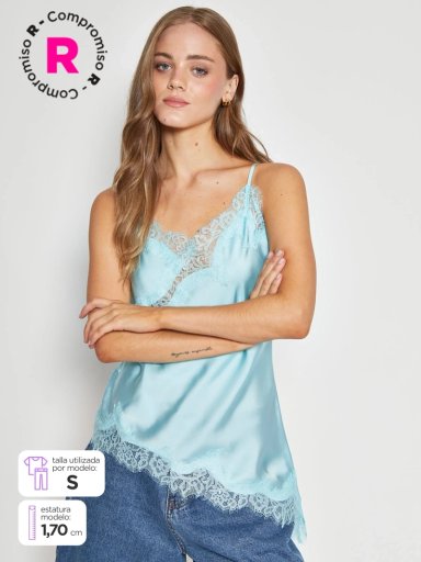 BLUSA MUJER INDEX SIN MANGAS - 1