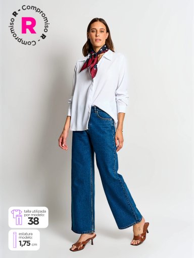 JEANS MUJER MARQUIS ALGODÓN WIDELEG - 1