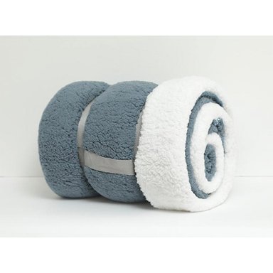 MANTA RIPLEY HOME SHERPA COLORES 130X160 CM AZUL - 1