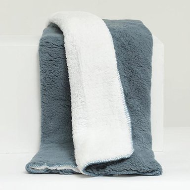 MANTA RIPLEY HOME SHERPA COLORES 130X160 CM AZUL - 2