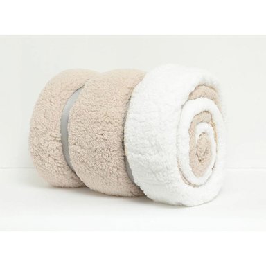 MANTA RIPLEY HOME SHERPA COLORES 130X160 CM TAUPE - 1