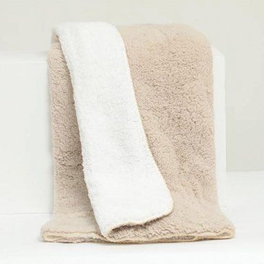 MANTA RIPLEY HOME SHERPA COLORES 130X160 CM TAUPE - 2