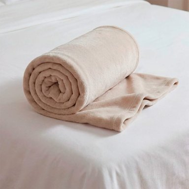PACK RIPLEY HOME MANTA + PAR DE CALCETINES BEIGE - 3