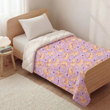PLUMÓN RIPLEY HOME INFANTIL SHERPA 1.5 PLAZAS GATO - 1