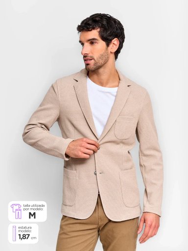 BLAZER HOMBRE SPAVALDI TEXTURA - 1