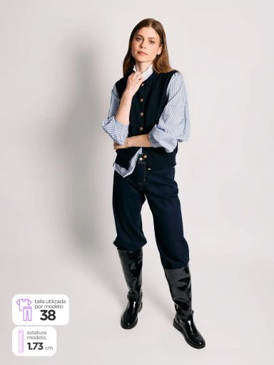 JEANS MUJER MARQUIS ALGODÓN WIDE LEG - 2