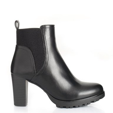 BOTINES MUJER VIA UNO NEGRO 12613403  - 1