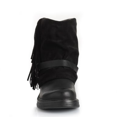 BOTINES MUJER VIA UNO NEGRO 12631435 - 2
