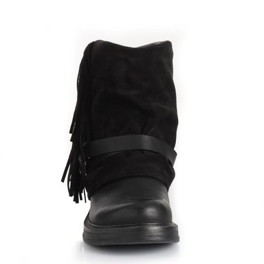 BOTINES MUJER VIA UNO NEGRO 12631435 - 2