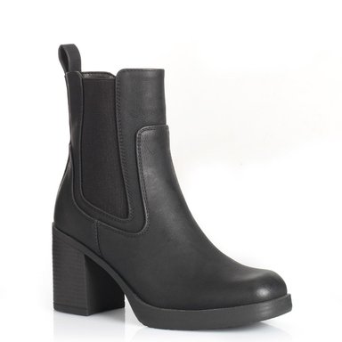 BOTINES MUJER VIA UNO NEGRO 12633411  - 3