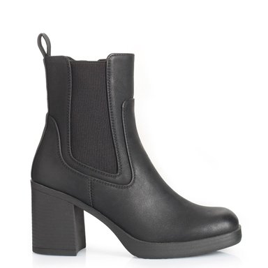 BOTINES MUJER VIA UNO NEGRO 12633411  - 1