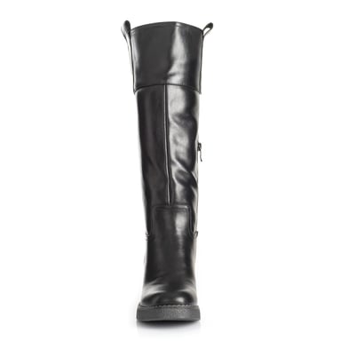 BOTAS MUJER VIA UNO NEGRO 12632313  - 2