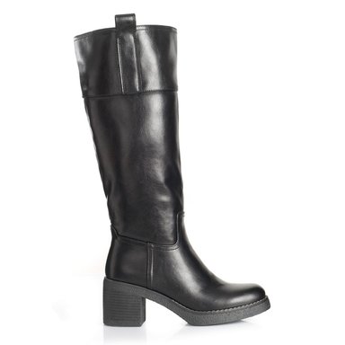 BOTAS MUJER VIA UNO NEGRO 12632313  - 1