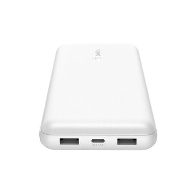 BATERÍA PORTÁTIL BELKIN BPB012BTWH 20K 15W USB-A/C BLANCO - 3