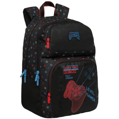 MOCHILA HEAD FANTASY 2026 GAMER NEGRO - 1
