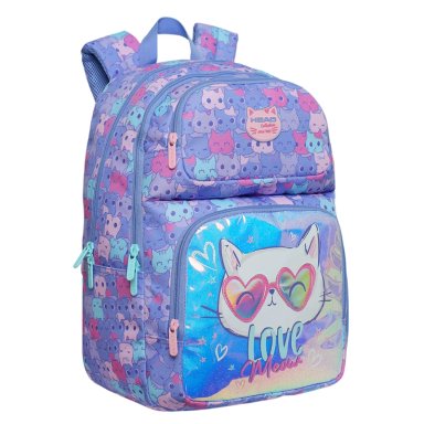 MOCHILA HEAD FANTASY 2026 MEOW LILA - 1