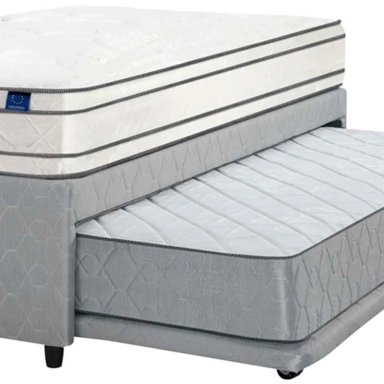 DIVAN CAMA FLEX INNOVA 1.5 PLAZAS + RESPALDO GRIS - 4