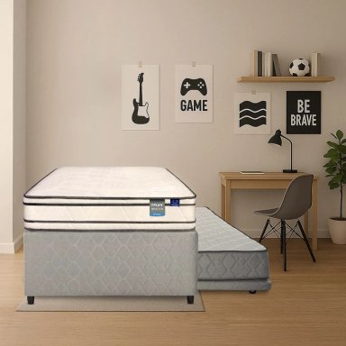 DIVAN CAMA FLEX INNOVA 1.5 PLAZAS GRIS  - 6