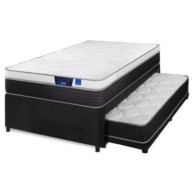 DIVAN CAMA FLEX NEXUS 1.5 PLAZAS NEGRO  - 1