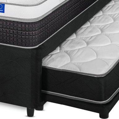 DIVAN CAMA FLEX NEXUS 1.5 PLAZAS NEGRO  - 3