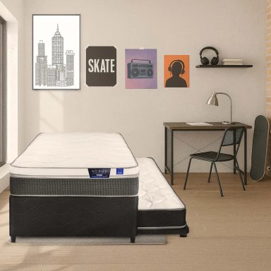 DIVAN CAMA FLEX NEXUS 1.5 PLAZAS NEGRO  - 5
