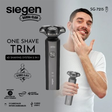 AFEITADORA SIEGEN TRIMMER SG-7215 - 4