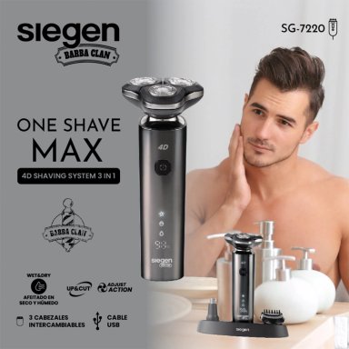 AFEITADORA SIEGEN 3 EN 1 SG-7220 - 4