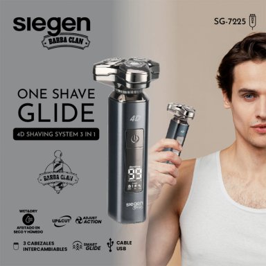 AFEITADORA SIEGEN TRIMMER 3 EN 1 SG-7225 - 4