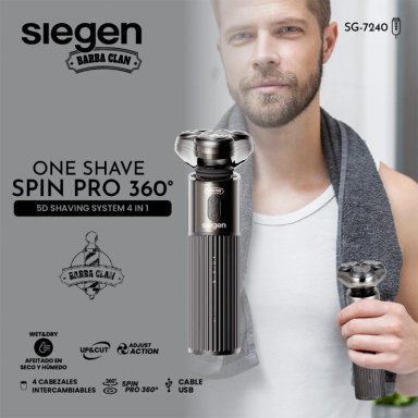 AFEITADORA SIEGEN TURBO 4 EN 1 SG-7240 - 4