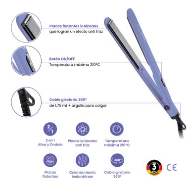 ALISADOR DE PELO SIEGEN ORIGINAL STYLER SG-3510C20 - 8