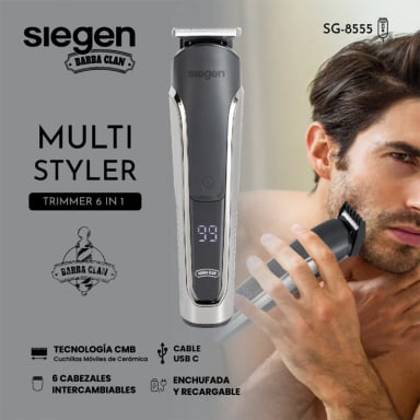 AFEITADORA SIEGEN MULTISTYLER 6 EN 1 SG-8555 - 4