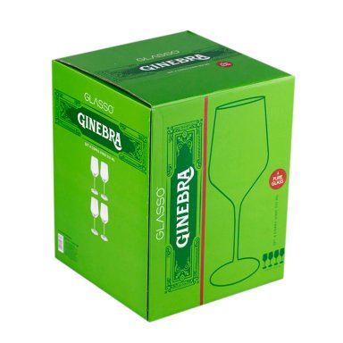 SET 4 COPAS GIN-SPRITZ GLASSO GINEBRA - 3