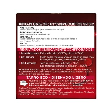 CREMA DE DÍA ANTIEDAD LOREAL REVITALIFT LÁSER SPF25 50 ML - 4