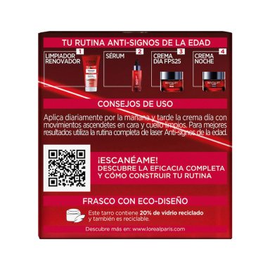 CREMA DE DÍA ANTIEDAD LOREAL REVITALIFT LÁSER SPF25 50 ML - 5