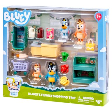 BLUEY S13 LETS PLAY CHEF FAMILY SHOPPING TRIP MULTI PACK EXCLUSIVO - 2