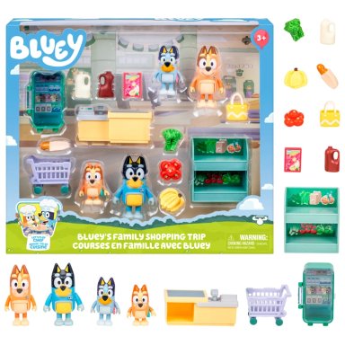 BLUEY S13 LETS PLAY CHEF FAMILY SHOPPING TRIP MULTI PACK EXCLUSIVO - 3