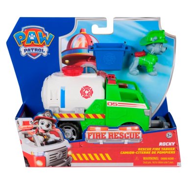 PAW PATROL FIRE RESCUE CAMION CISTERNA ROCKY - 1