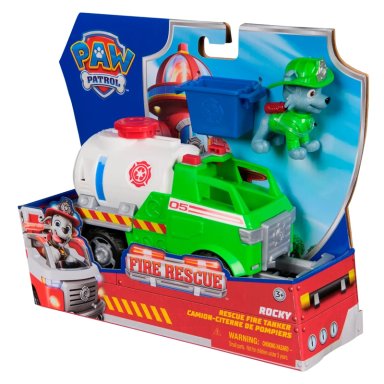 PAW PATROL FIRE RESCUE CAMION CISTERNA ROCKY - 2