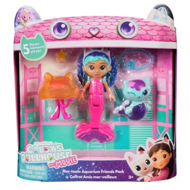 GABBY DOLL HOUSE PELÍCULA PACK FIGURAS ACUARIO - 1