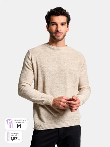 SWEATER HOMBRE SPAVALDI CUELLO REDONDO - 1