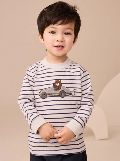 POLERA NIÑO NEXT ALGODÓN MANGA LARGA - 1