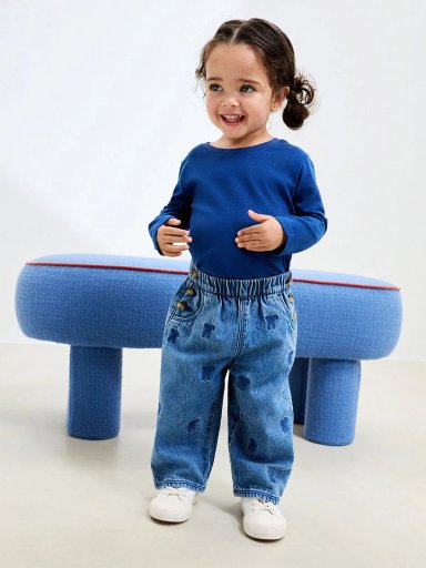 JEANS NIÑA NEXT ALGODÓN - 1